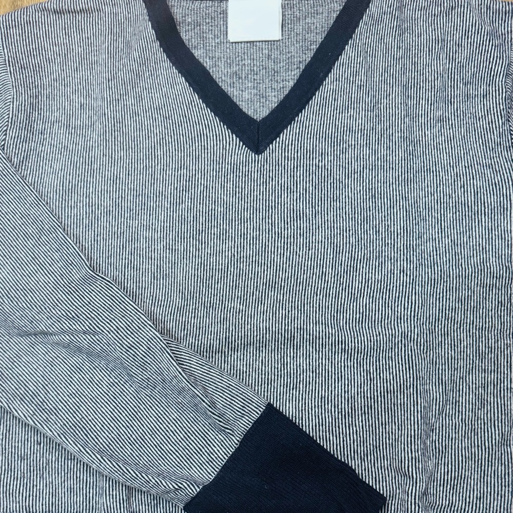 Brooks Brothers V-Neck Sweater - Navy